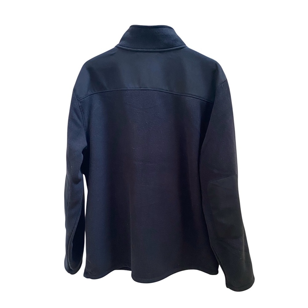 MERCEDES-BENZ USA COLLECTION MENS BLK FULL-ZIP WAFFLE GRID FLEECE JACKET XL NWOT - Picture 4 of 14